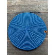 Home İnn Tekstil Home İnn Leke Tutmaz Örgü Supla 33 cm Tekli Modern Amerikan Servis Tabak Altlığı