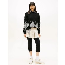 Tommy Hilfiger Tjw Mini Pileli Kadın Bej Etek DW0DW22065ABY