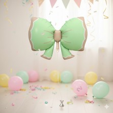 Dodomar 92X58 cm Fiyonk Retro Yeşil Folyo Balon - Doğum Günü Parti Dekorasyon Balonu