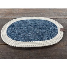 Home İnn Premium Serisi - 40X28 cm Tasarım Supla - El Örmesi Lüks Amerikan Servis
