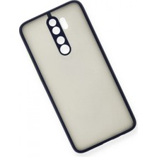 Marsilyan Xiaomi Redmi Note 8 Pro Kılıf Montreal Silikon Kapak - Lacivert