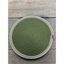 Home İnn Örgü Model Supla 33 cm Tekli Leke Tutmaz Amerikan Servis Sunum Altlığı