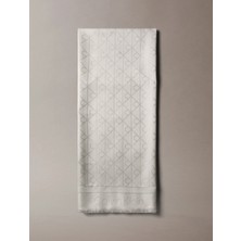 Calvin Klein Amblem Tamamı Baskılı Parlak Ton Sür Ton Kadın Kahverengi Şal LV04F8062G-RMU