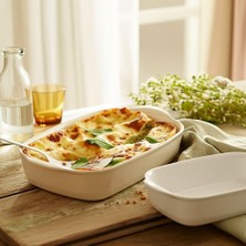 Emile Henry EH029892 2'li Fırın Kabı Seti Krem