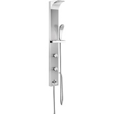 Mistillo NİEGARA PANEL DUŞ SİSTEMİ-SUS 304 İNOX SATEN KROM