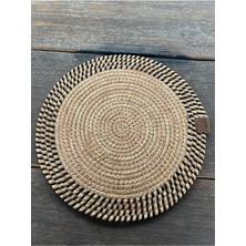 Home İnn Design Serisi - 33 cm El Örmesi Supla - Lüks Dekoratif Amerikan Servis