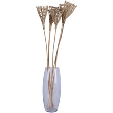 Yapay Çiçek Sitesi Kuru Çiçek Rattan Koni 60 cm 5li