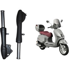 Özerdem Kuba Grace 50 -Akalite- Ön Amortisör Takımı ( Süspansiyon ) Siyah