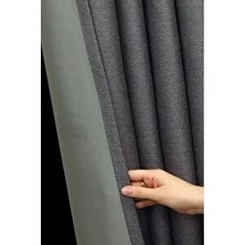 Naturel Keten Fon Perde Pilesiz Düz Dikim Kırışmaz Yıkanabilir %100 Hakiki Keten Fon Perde