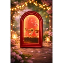 DMR Accessoire 14 Şubat Sevgililer Gününe Özel Love Yazılı Işıklı Aşık Çift