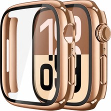 Alstrap Apple Watch 11-10 Uyumlu 42MM Kasa + Ekran Koruyucu Tam Kapsama Darbe Emici Kılıf