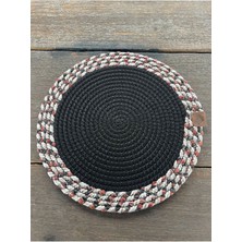 Home İnn Modern Supla 33 cm Renkli Örgü Amerikan Servis Tekli Modern Sofra Dekoru