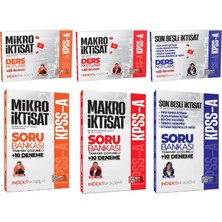 Anla Kazan Yayınları Indeks Akademi 2026 Kpss A Grubu Mikro + Makro + Iktisat Son Beşli Video Ders Notları + Soru Bankası 6 Lı Set Indeks Akademi Yayıncılık