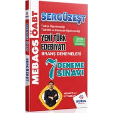 Anla Kazan Yayınları Kurul Öabt Meb-Ags Türkçe ve Türk Dili Edebiyatı Öğretmenliği Yeni Türk Edebiyatı Sergüzeşt 7 Deneme Çözümlü - Mehmet Ali Çetinadam Kurul Yayıncılık