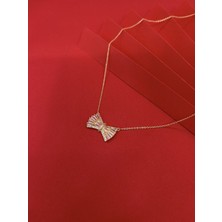 Taşlı Fiyonk Kolye