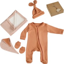 Belirtilmemiş TinyLamb Baker Yenidoğan Bebek Hediye Seti - 5 Parça