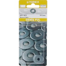 Torex Geniş Pul Rondela M8 DIN9021, 1p=7