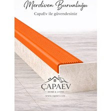 Butik Yıldız Çapa Ev Pvc Merdiven Burunluğu Oluklu Kaymayı Önleyici Pvc Merdiven Burunluğu