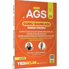Anla Kazan Yayınları Yediiklim 2026 Meb-Ags Eğitim Bilimleri Eğitimin Felsefi Tarihi Sosyolojik Ekonomik Politik Temelleri Soru Bankası Çözümlü - Bülent Tanık Yediiklim Yayınları
