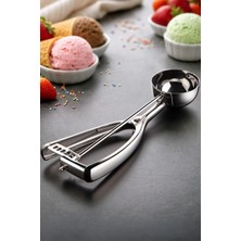 Primanova Paslanmaz Çelik Dondurma Kaşığı - Metalik