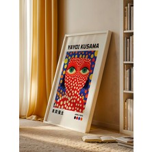 Fuart.Co Yeşil Göz Yayoi Kusama Japon Sanatı Dijital Baskı Poster (Çerçevesiz) Jpfu