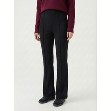 Foremia Ispanyol Paça Scuba Pantolon-Siyah