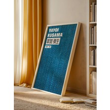 Fuart.Co Mavi Doku Yayoi Kusama Japon Sanatı Dijital Baskı Poster (Çerçevesiz) Jpfu
