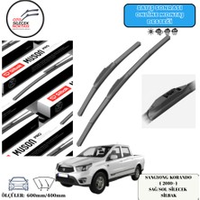 Ssangyong Korando  ( 2010> ) Araca Özel Ön Sağ-Sol Silecek Silbak  600MM/400MM