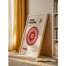 Fuart.Co Optik Sanat Yayoi Kusama Japon Sanatı Dijital Baskı Poster (Çerçevesiz) Jpfu