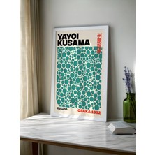 Fuart.Co Yeşil Baloncuklar Yayoi Kusama Japon Sanatı Dijital Baskı Poster (Çerçevesiz) Jpfu
