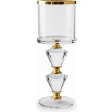 sembol LORENA GOLD KRISTAL MUMLUK 7X7X19 CM