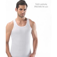 ByDon Erkek Pamuklu Atlet Premıum Tekli Ambalaj Penye