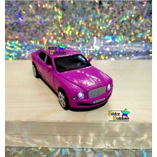 Yıldız Dükkan Orijinal 17 cm Sesli Işıklı Bentley Mulsanne Model Araç Oyuncak Araba Koleksiyonluk Metal Araba