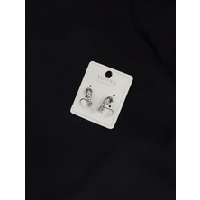 Xuping Gümüş Renk Yılan Küpe