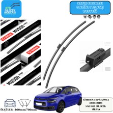 Citroen C4 Picasso 2   (2016-2019) Araca Özel Ön Sağ-Sol Silecek Silbak  800MM/700MM