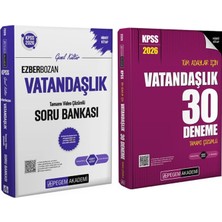 Pegem Yayınları 2026 Kpss Vatandaşlık Soru Bankası ve Deneme Kitabı Seti