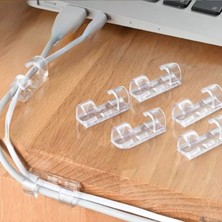 Ciyeska 20 Adet Kablo Düzenleyici Sabitleyici Aparat - Şeffaf