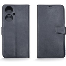 Ycl Mobile Oppo Reno 11F Siyah Kapaklı Cüzdan Kılıf