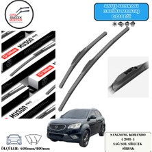Ssangyong Korando  ( 2011> ) Araca Özel Ön Sağ-Sol Silecek Silbak  600MM/400MM