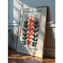 Fuart.Co Mercan ve Safir Bahçesi Art Bohem Dijital Baskı Poster (Çerçevesiz)