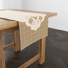 Filamente Ramazan Runner / Ramadan Desen / Leke Tutmaz - Yıkanabilir Mikropetek Kumaş 140X40