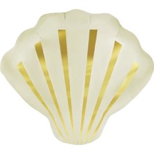 Retro Karakterli Midye Retro Krem Shell