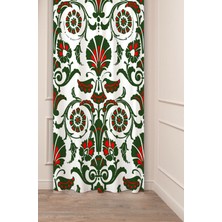 Greendecor Otantik, Anadolu, Etnik Desenli Özel Tasarım Dijital Baskılı (Tek Kanat) Modern Şık Fon Perde