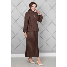 Md Yanları Kemerli İkili Takım Acı Kahve