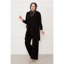 Ozk Salaş Rahat Kalıp İkili Sandy Takım  Siyah