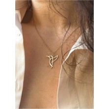 925 Ayar Gümüş Kuş Kolye