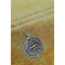 925 Ayar Gümüş Nazar Duası Plaka Isimli Kolye