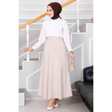 MDS Mevlana Tesettür Etek Pudra