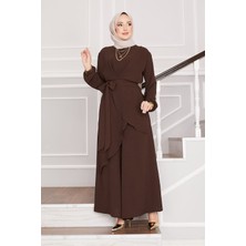 HL Salaş Kalıp Aerobin Tesettür İkili Takım Kahve