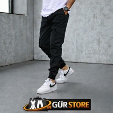 Kargo Cep Pantolon Bel Lastik Paça Lastik Likralı